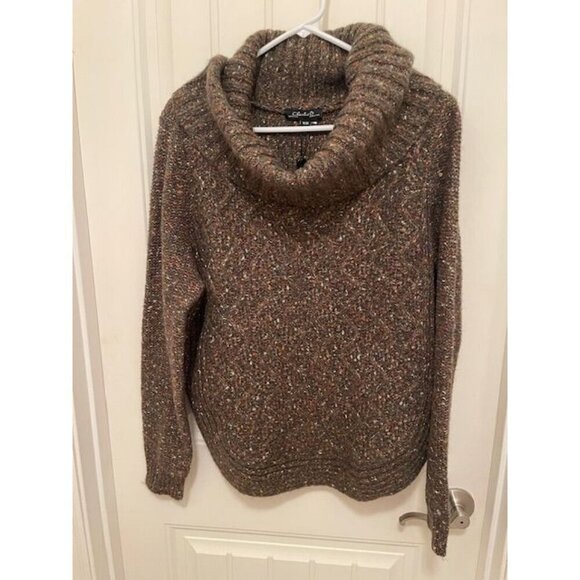 Charlie B Sweater Women’s‎ Medium Multicolor Chunky Knit wool blend Turtleneck - Picture 1 of 16